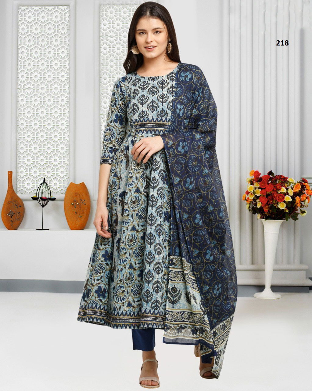 Trendy Printed 106 Regular Wear Wholesale Printed Readymade Suits
